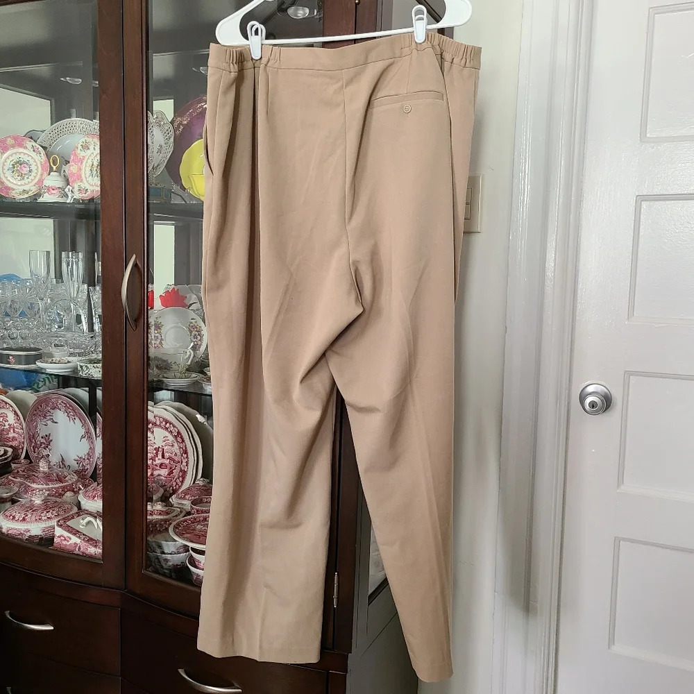 NWT Sigrid Olsen Wide Leg Short Length Business Casual Office Pants Size 22W - Picture 8 of 12